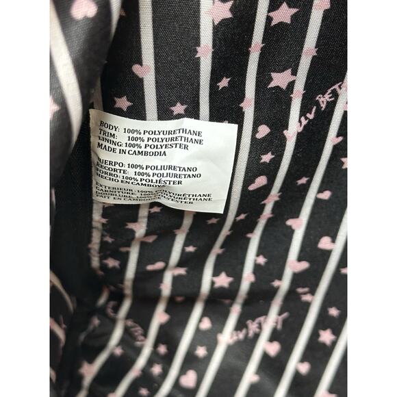 NWOT BETSEY JOHNSON Polka Dot Weekender W/Small Purse Travel Luggage Duffel - Picture 6 of 13